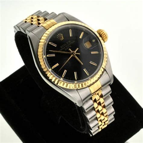 womens black face rolex|Rolex Womens Black Face .